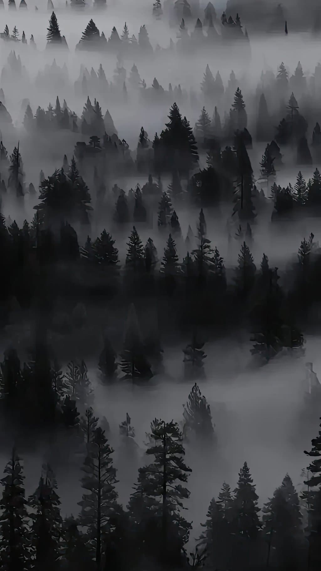 Misty Mountain Majesty - HD Wallpaper 2160x3840